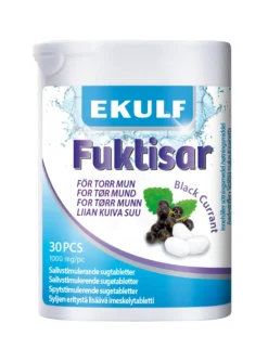 EKULF Fuktisar Black Currant 30 sugtabletter