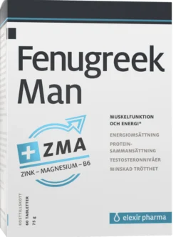 Elexir Pharma Fenugreek Man Kosttillskott 60 tabletter