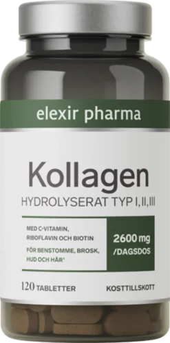 Elexir Pharma Kollagen 120 tabletter