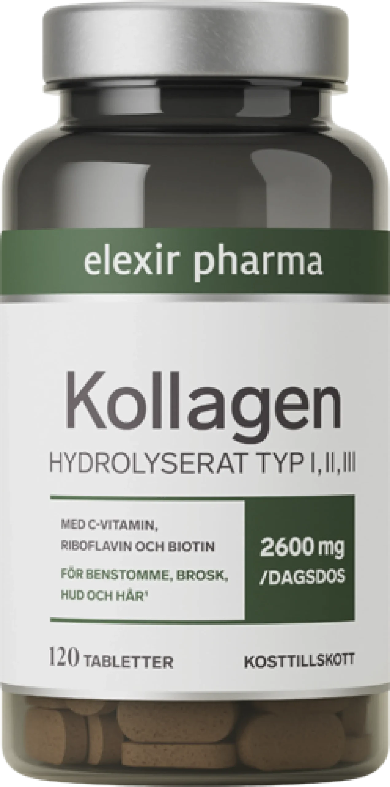 Elexir Pharma Kollagen 120 tabletter