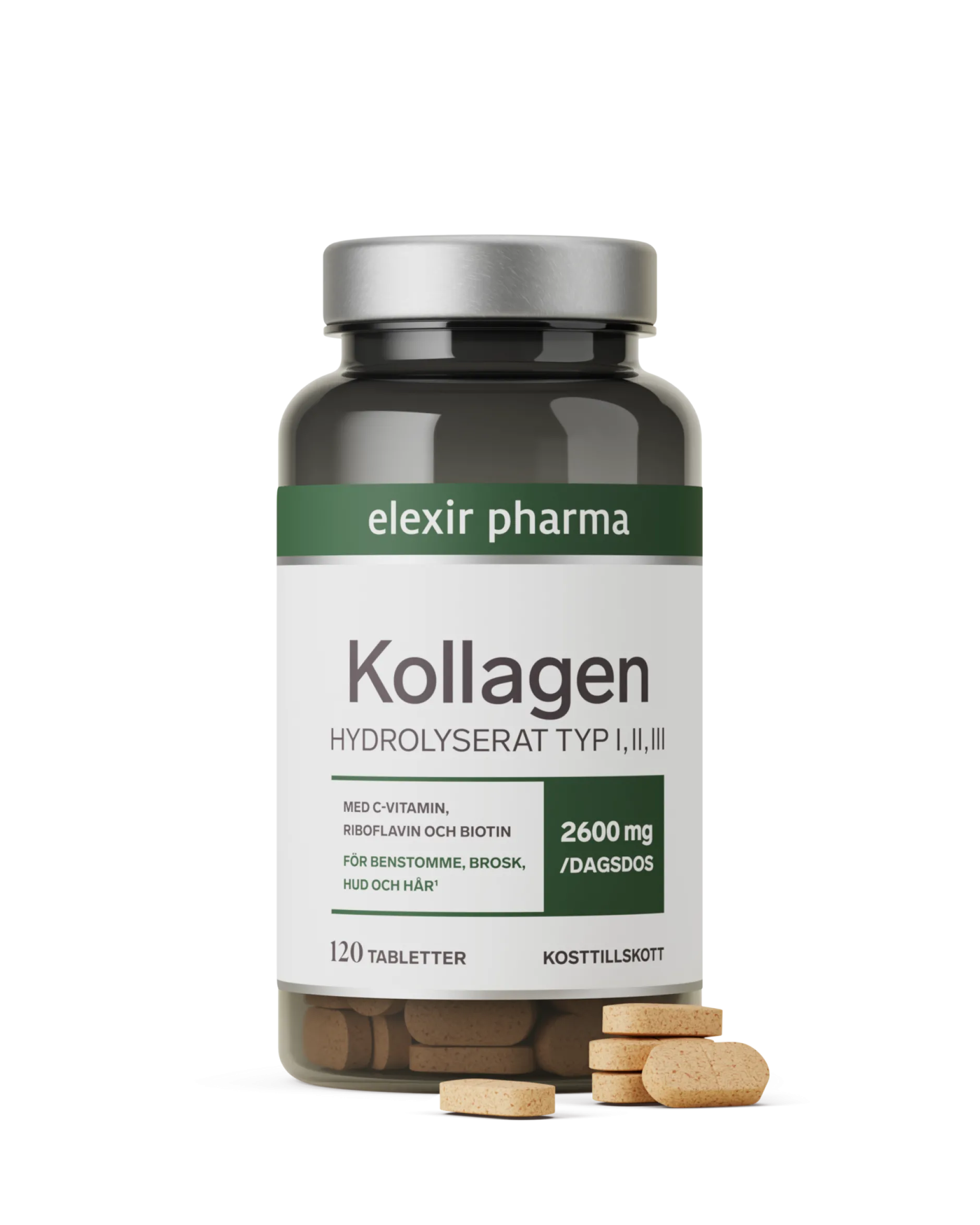 Elexir Pharma Kollagen 120 tabletter
