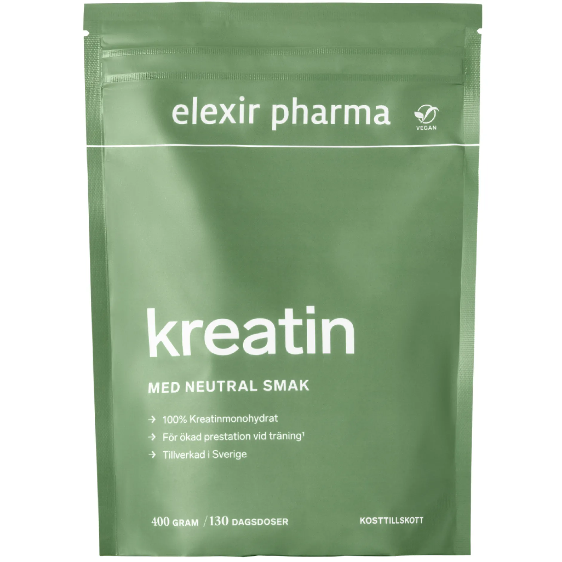 Elexir Pharma Kreatin Naturell 400 g