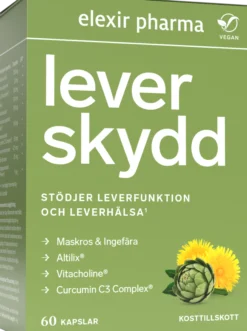 Elexir Pharma Leverskydd 60 kapslar