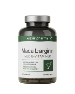 Elexir Pharma Maca L-arginin 180 kapslar