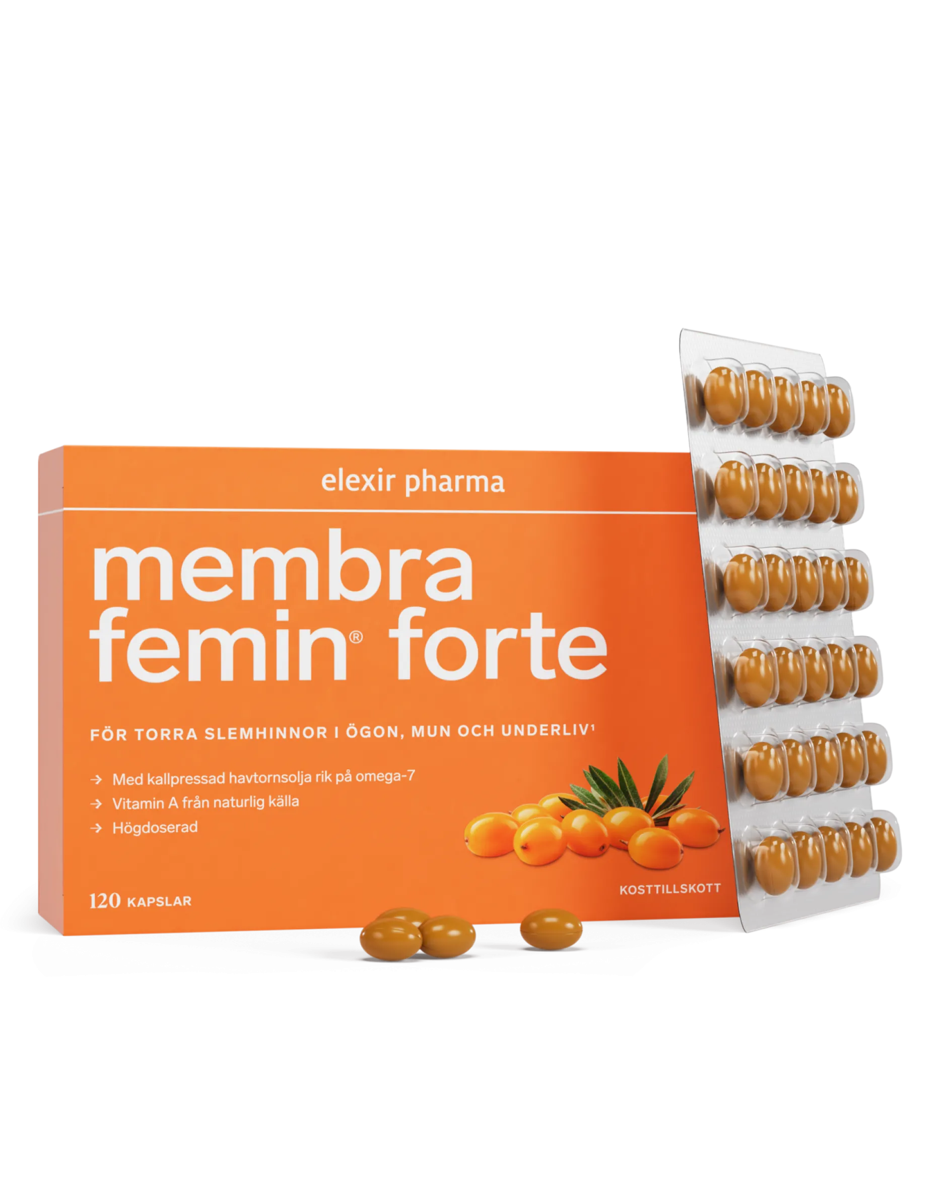 Elexir Pharma Membra Femin Forte 120 kapslar