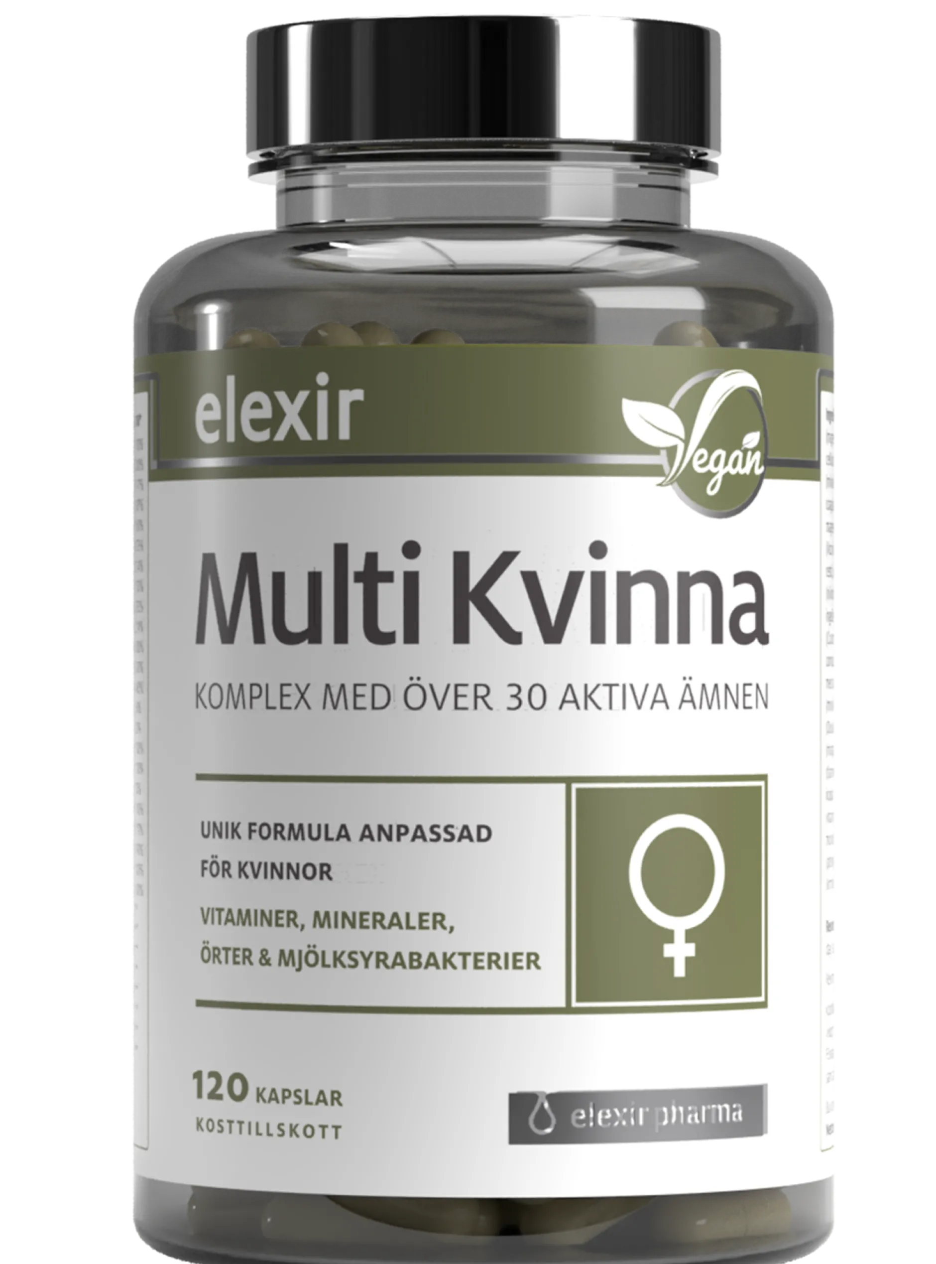 Elexir Pharma Multi Kvinna 120 kapslar