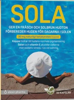 Elexir Pharma SOLA Betakaroten 60 kapslar