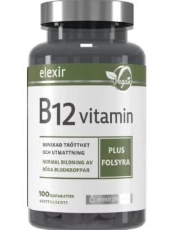 Elexir Pharma Vitamin B12 100 sugtabletter