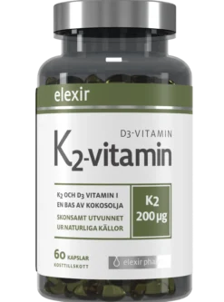 Elexir Pharma Vitamin K2 60 kapslar