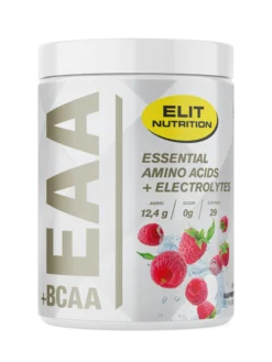 Elit Nutrition EAA + BCAA med Elektrolyter Raspberry 400 g