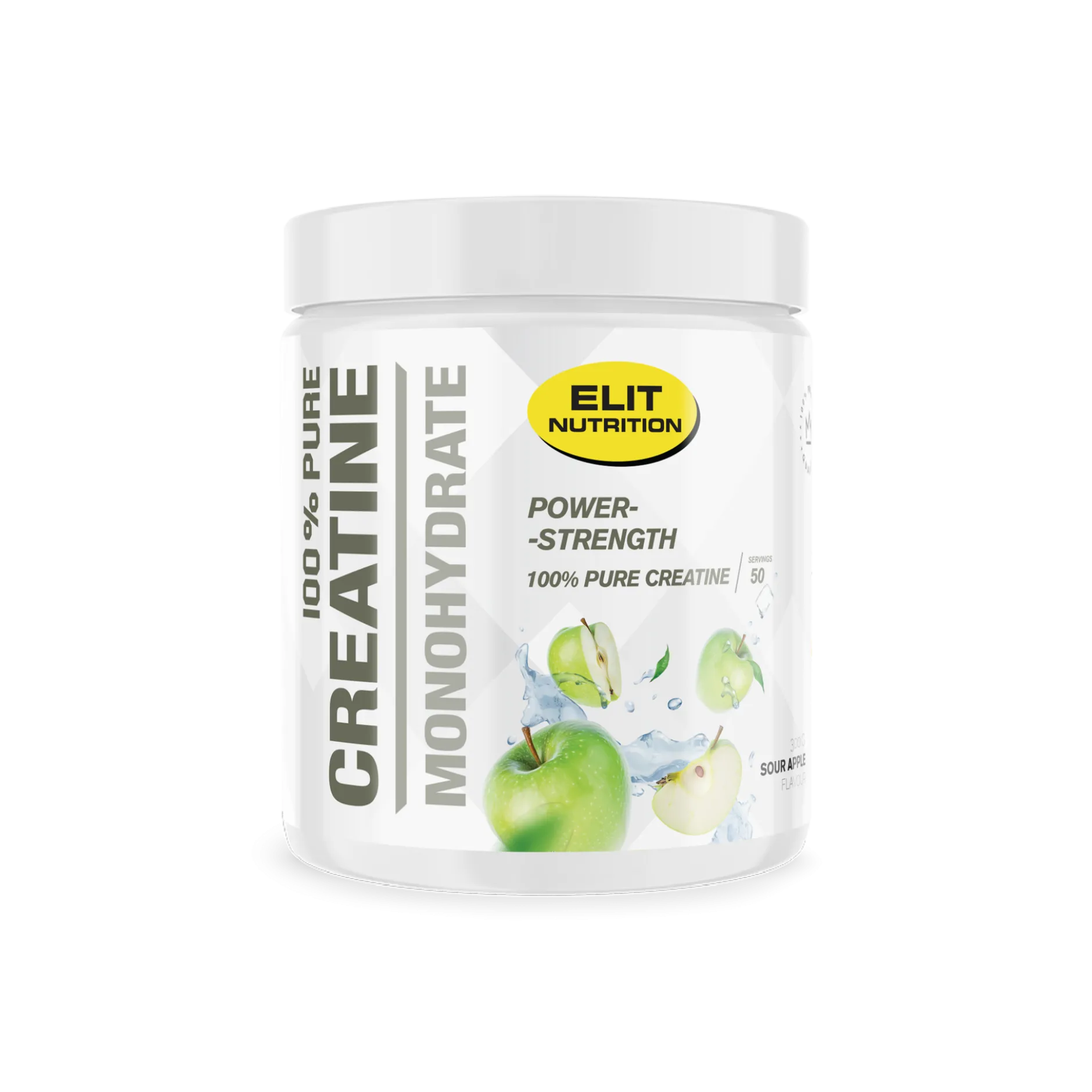 Elit Nutrition 100% Kreatin Monohydrat Sur Äpple 300 g