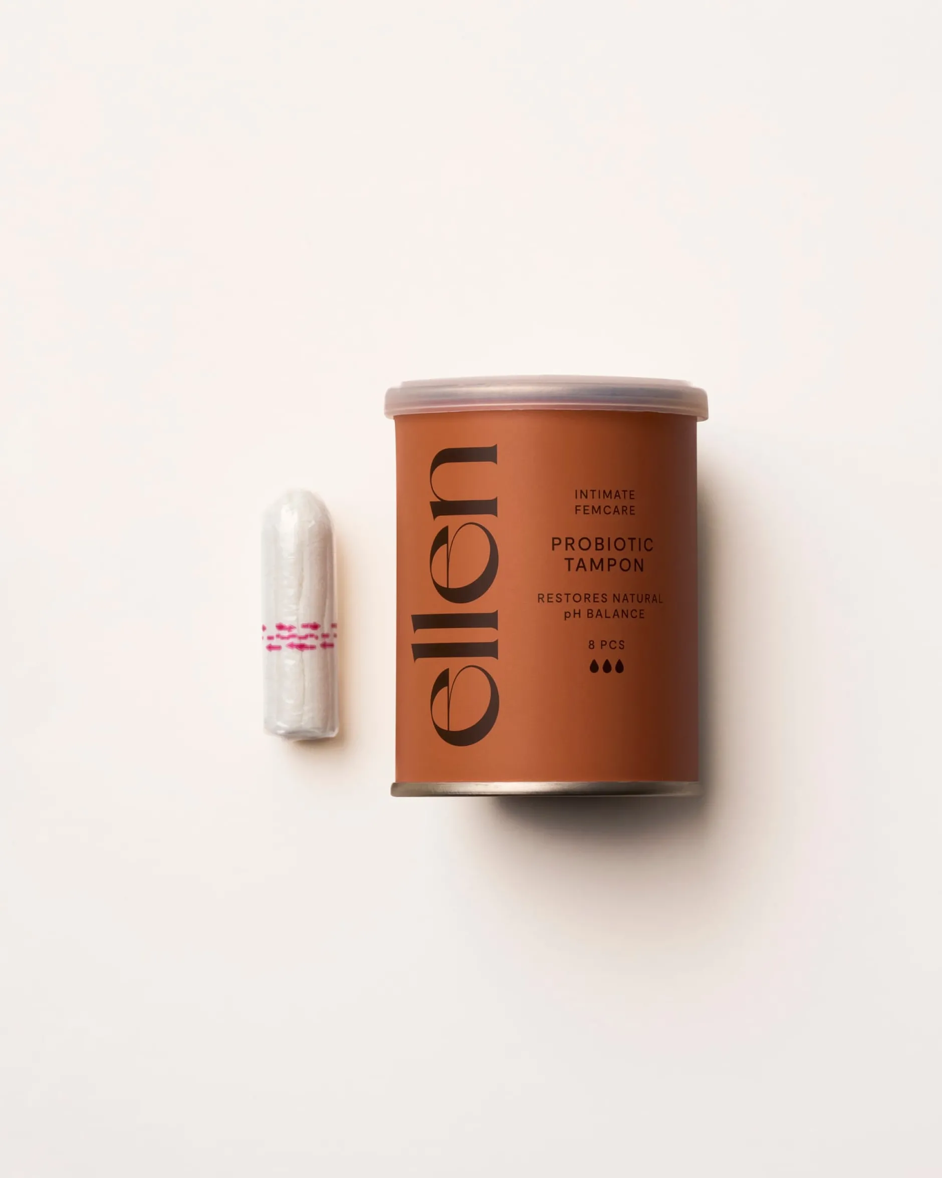 Ellen Probiotic Tampon Rich 8 st