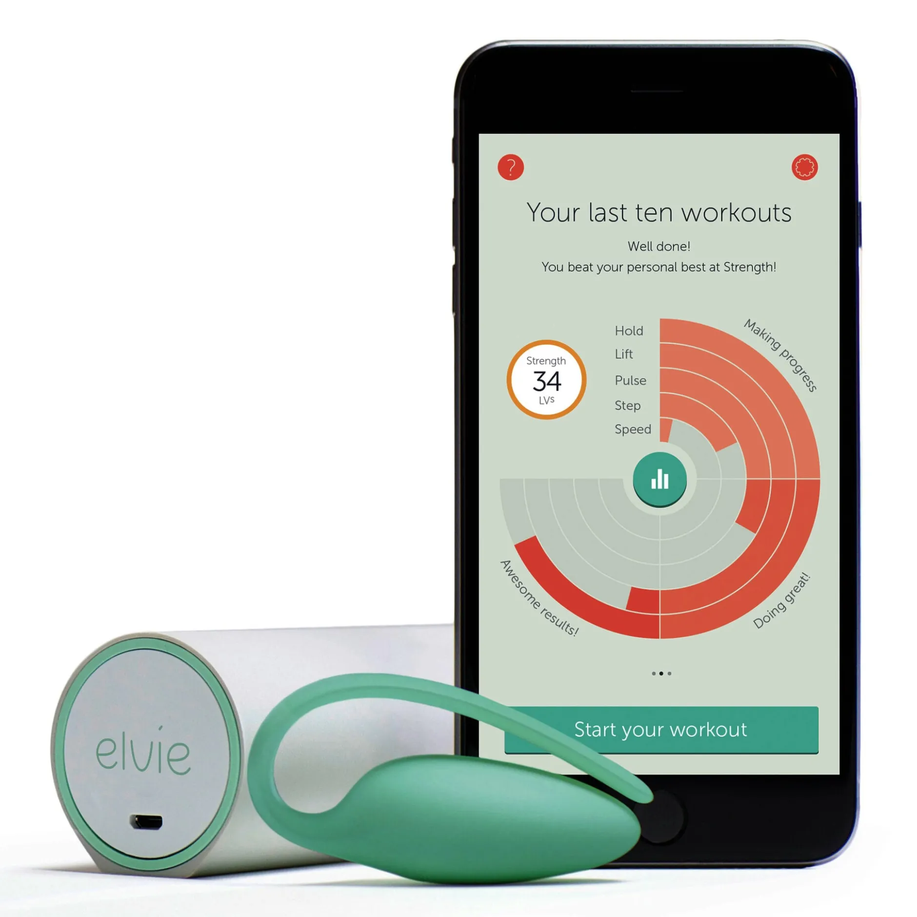 Elvie Kegel Trainer Bäckenbottentränare 1 st