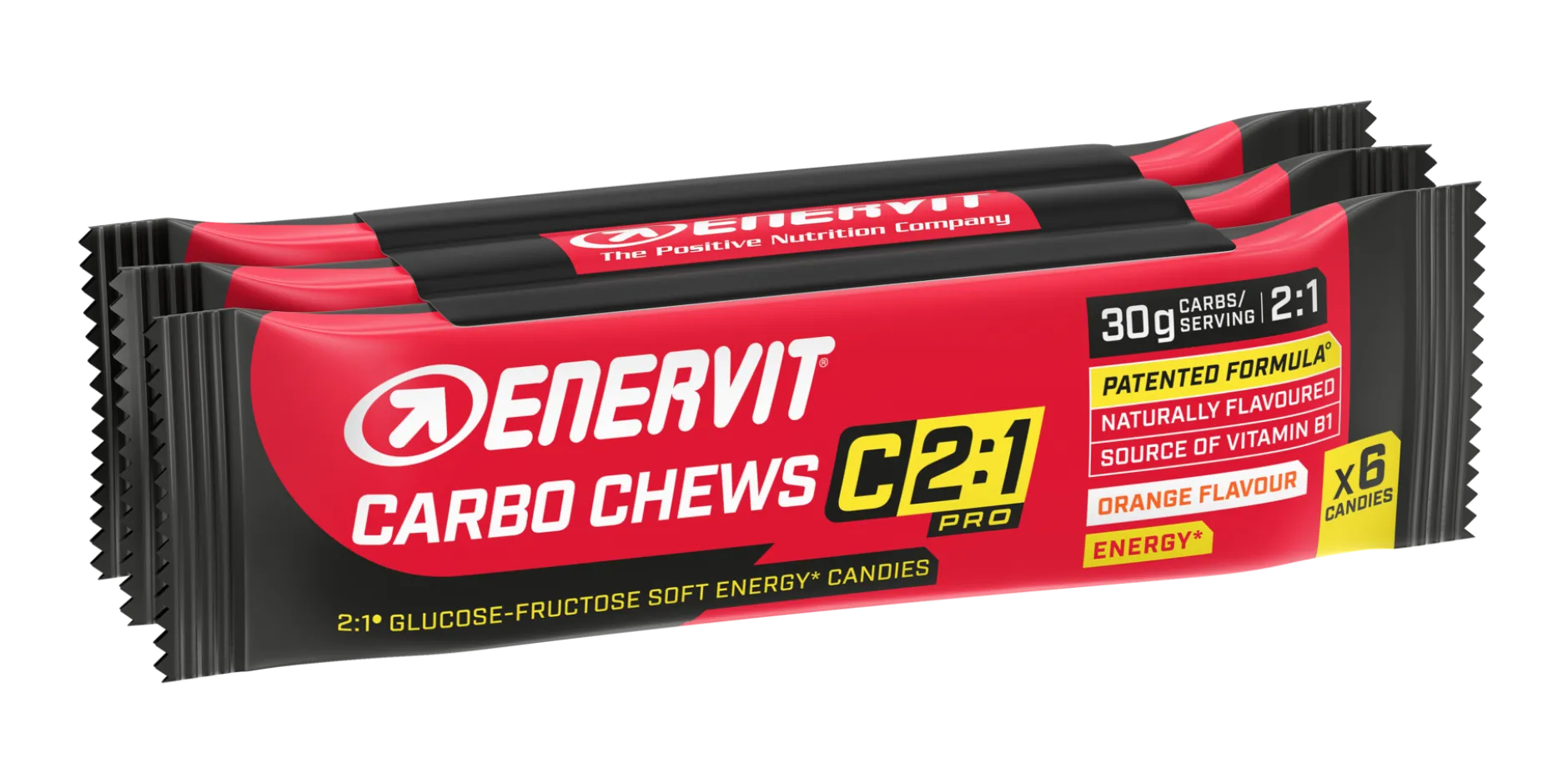 Enervit E.Sport Carbo Chews 2:1 3x34g 3-pack