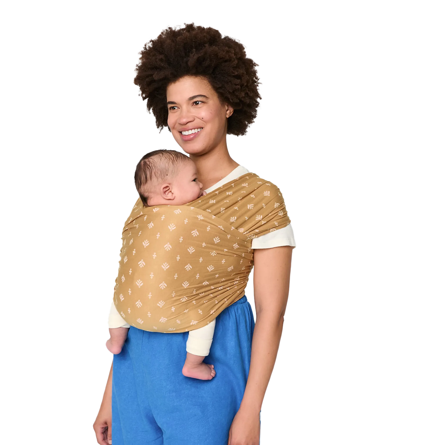 Ergobaby Aura Wrap Knit Soft Camel Harvest Bärsjal