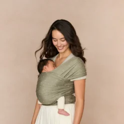 Ergobaby Aura Wrap Knit Soft Olive Diamonds Bärsjal
