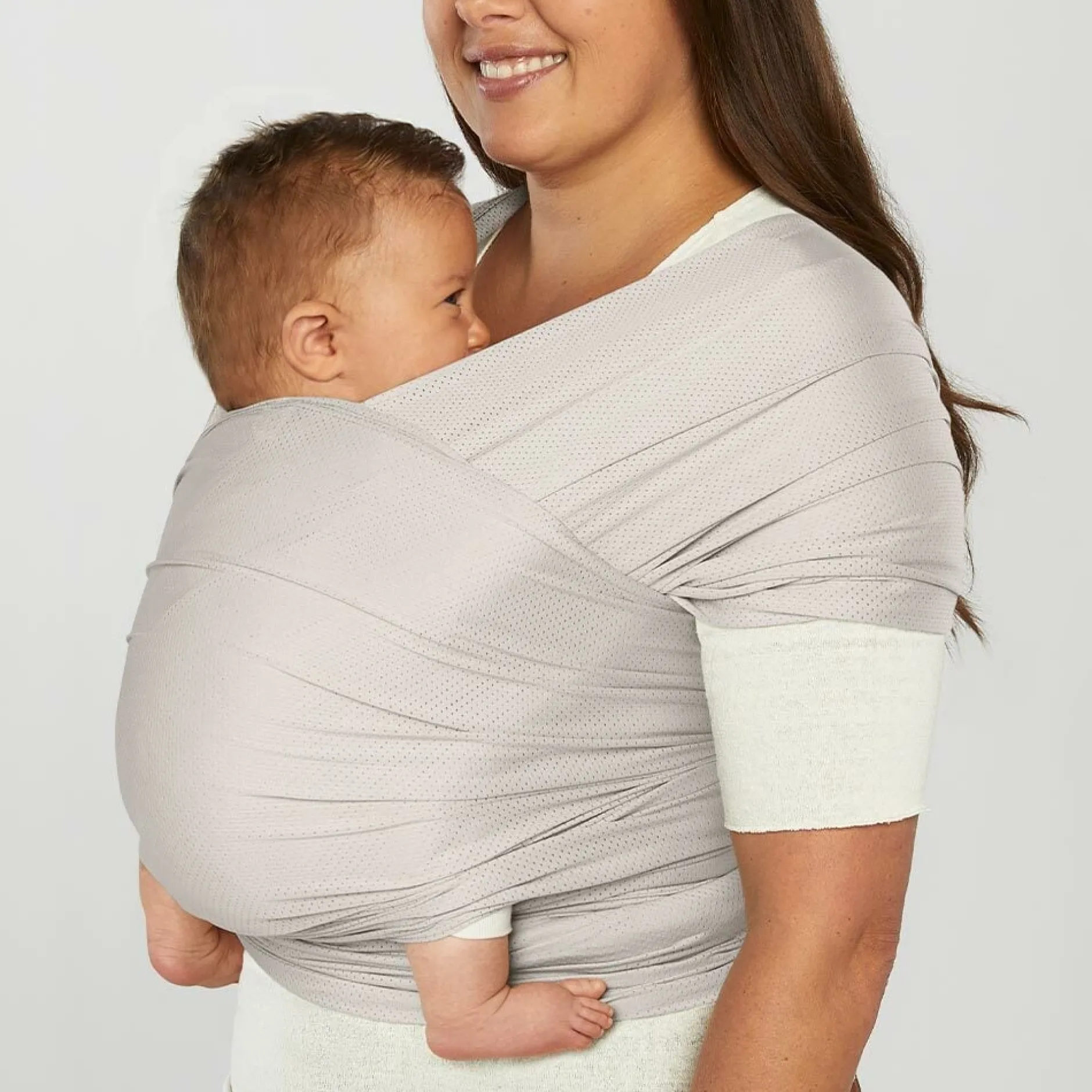 Ergobaby Aura Wrap Mesh Soft Grey 1st