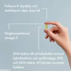 Eskio-3 High Omega-3 Fiskolja 120 kapslar