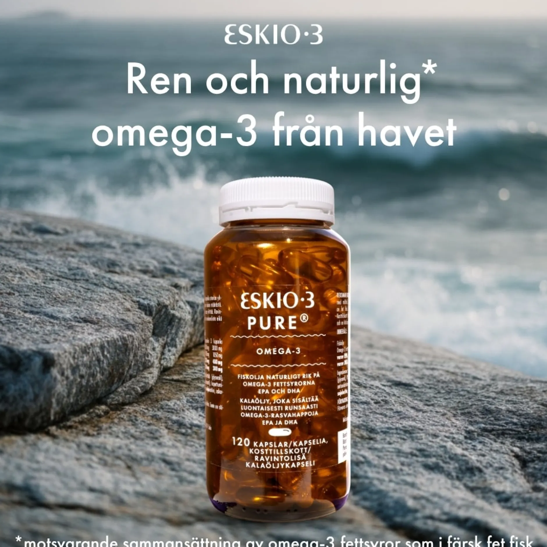 Eskio-3 Pure Omega-3 120 kapslar