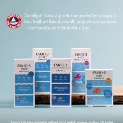 Eskio-3 Pure Omega-3 120 kapslar