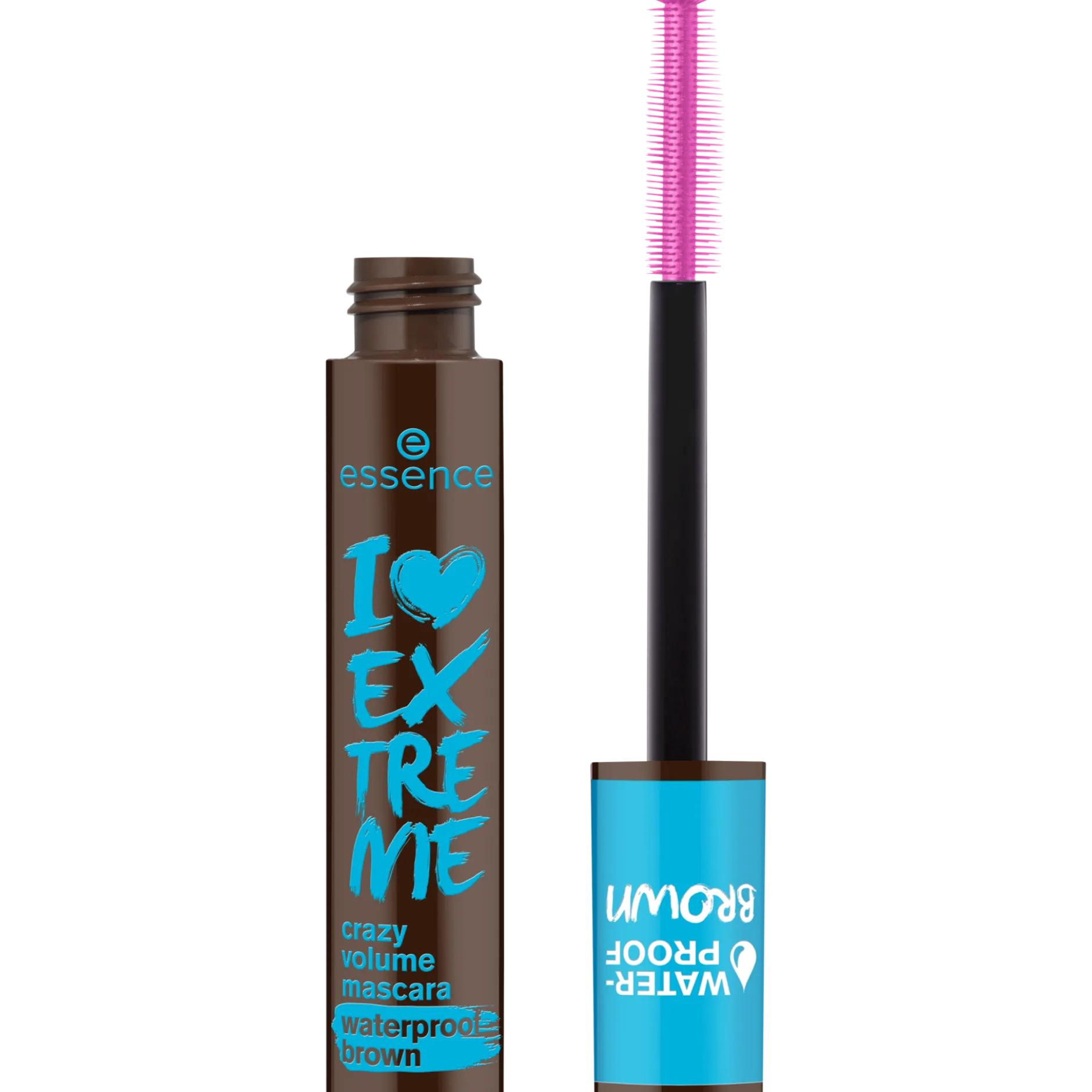 essence I LOVE EXTREME Crazy Volume Mascara Waterproof Brown 01