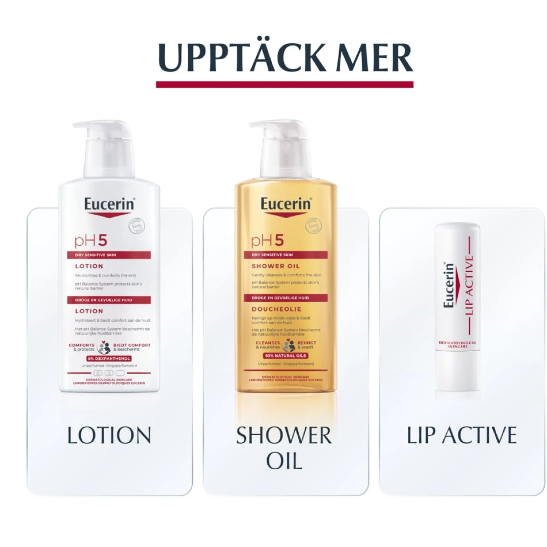 Eucerin pH5 Shower Oil Refill Oparfymerad 400 ml