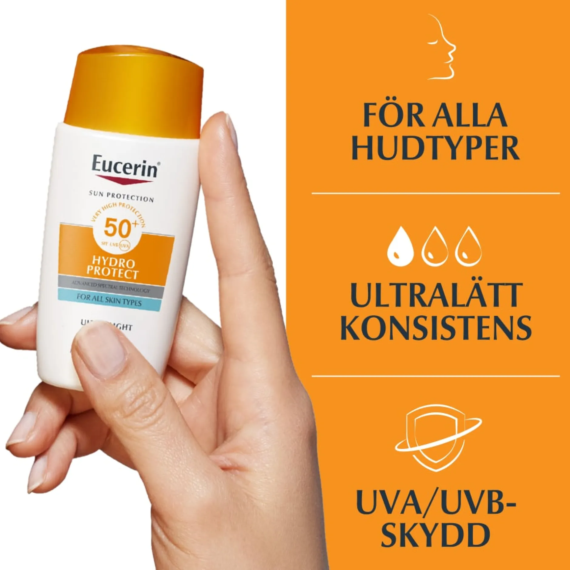 Eucerin Sun Hydro Protect SPF50+ 50 ml
