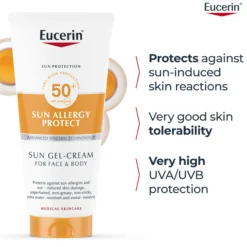 Eucerin Sun Sensitive Protect Gel Cream SPF 50+ 200 ml