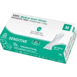 Evercare Vinylhandskar medium 100 st