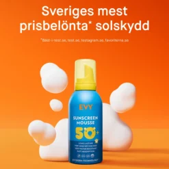 EVY Sunscreen Mousse SPF 50 Kids 150 ml