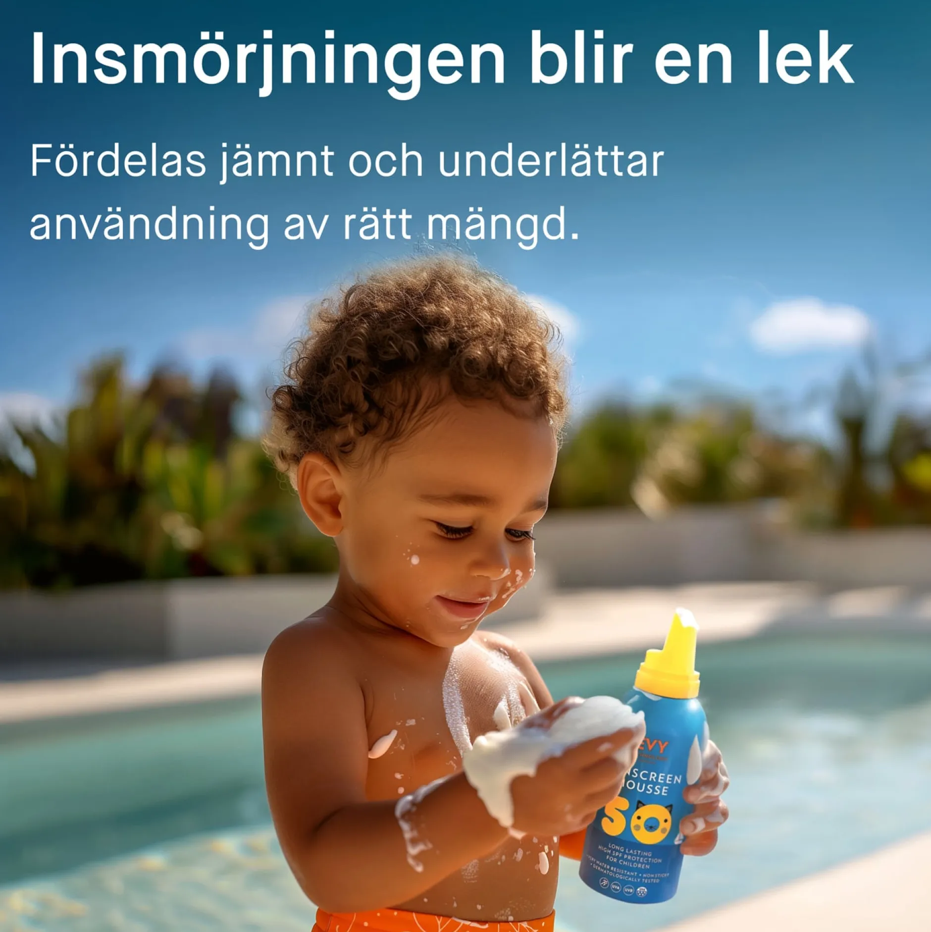 EVY Sunscreen Mousse SPF 50 Kids 150 ml
