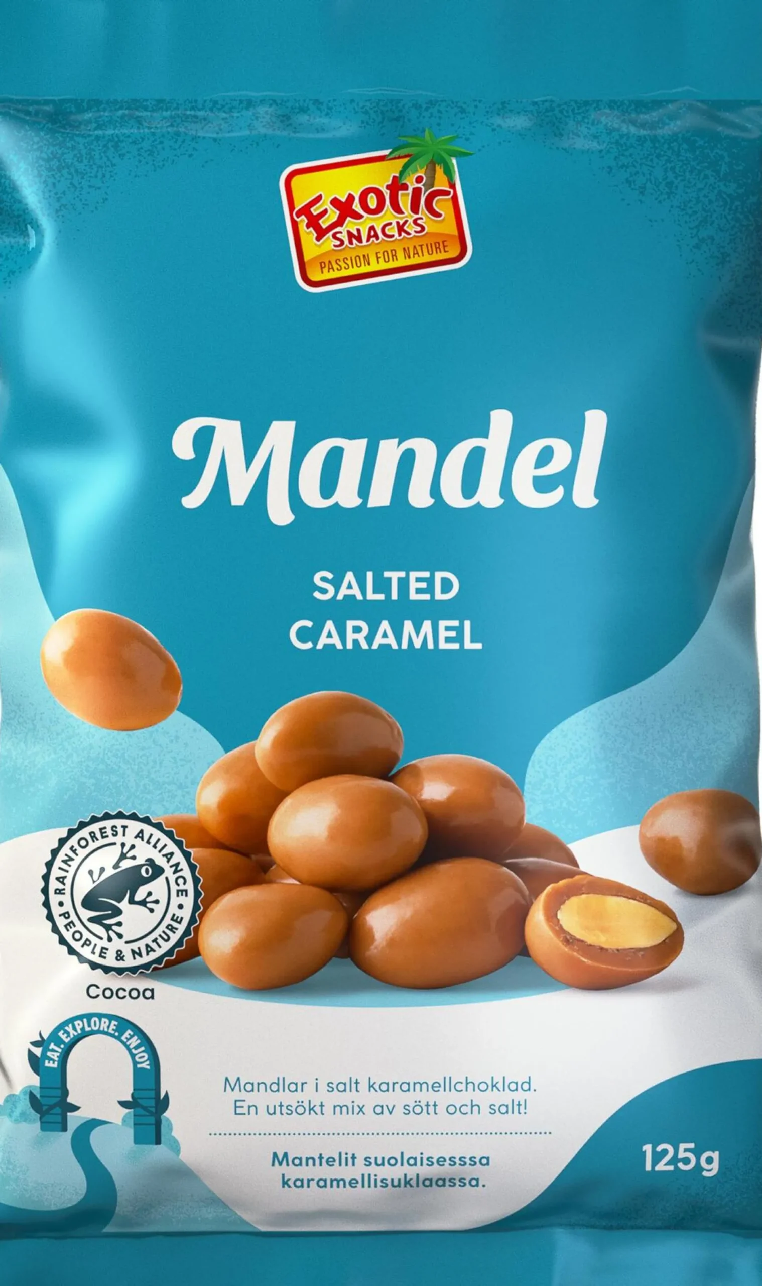 Exotic Snacks Mandel Salted Caramel 125 g