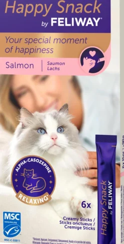 Feliway Happy Snack by Feliway Salmon 6 x 15 g