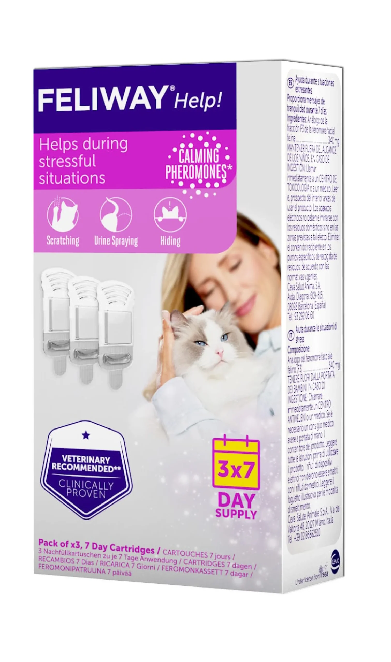 Feliway Help Doftgivare Refill 3-pack