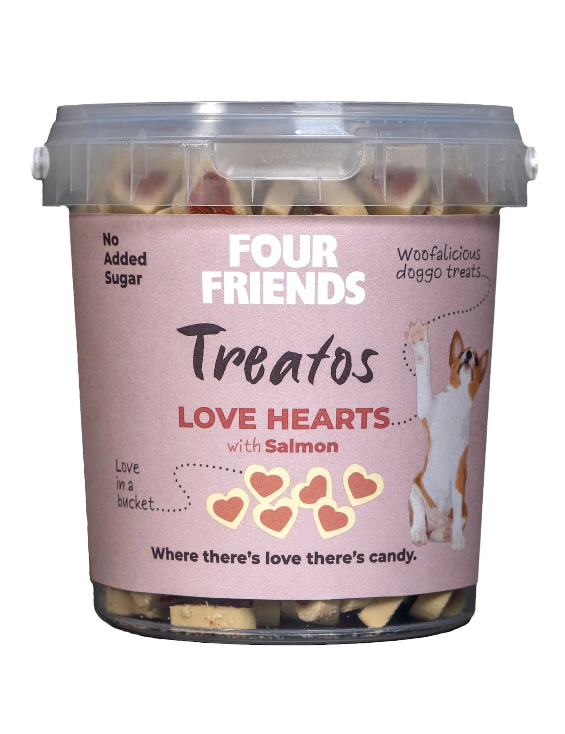 FFD Treatos Love Hearts Salmon 500 g
