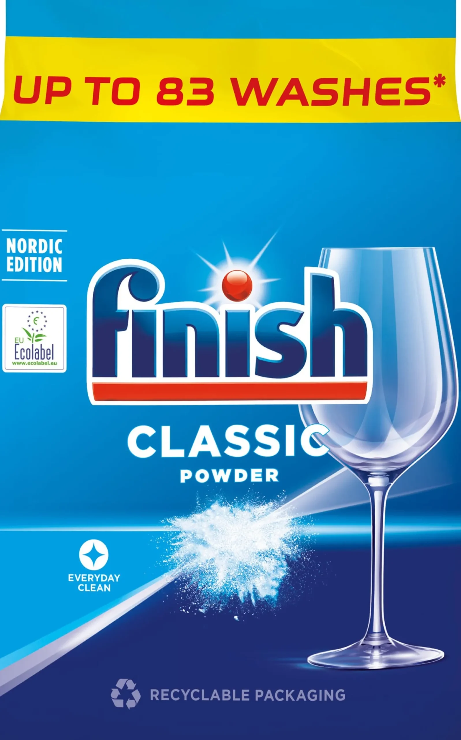 Finish Classic Power Powder Maskindiskpulver 1,5 kg
