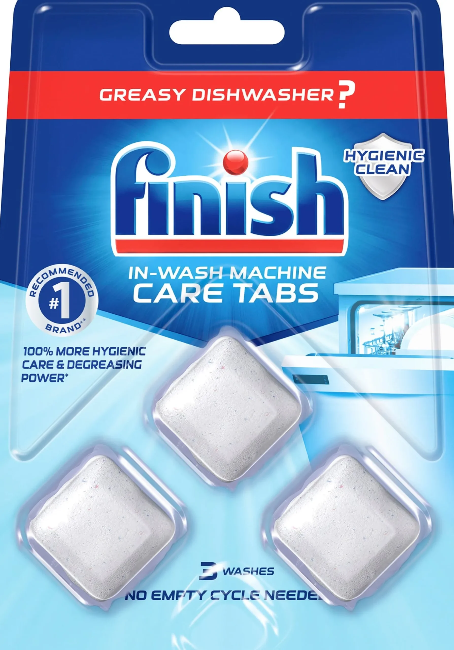 finish In-Wash-Machine Care Tabs 3 st