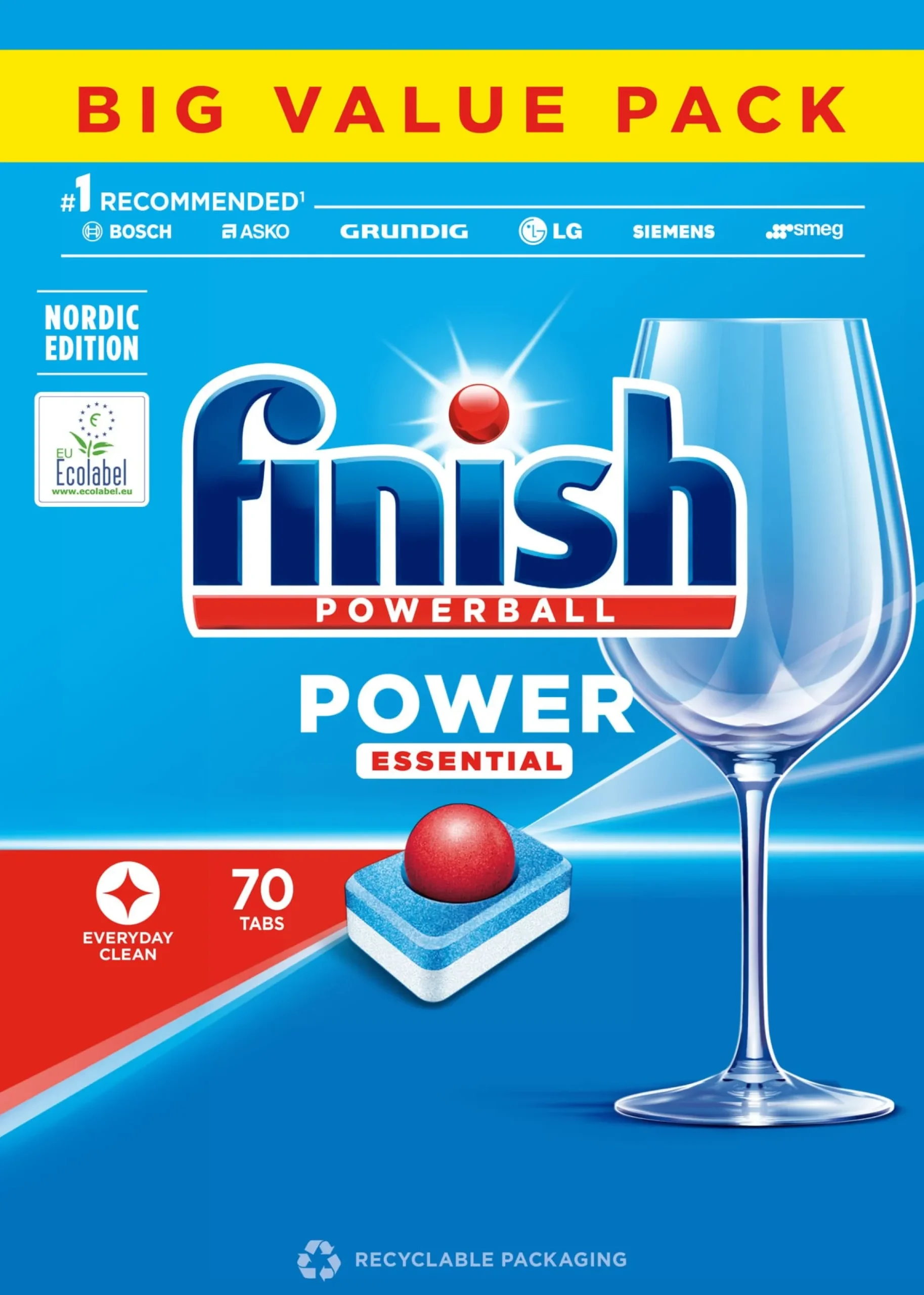 finish Power Essential Disktabletter 70st