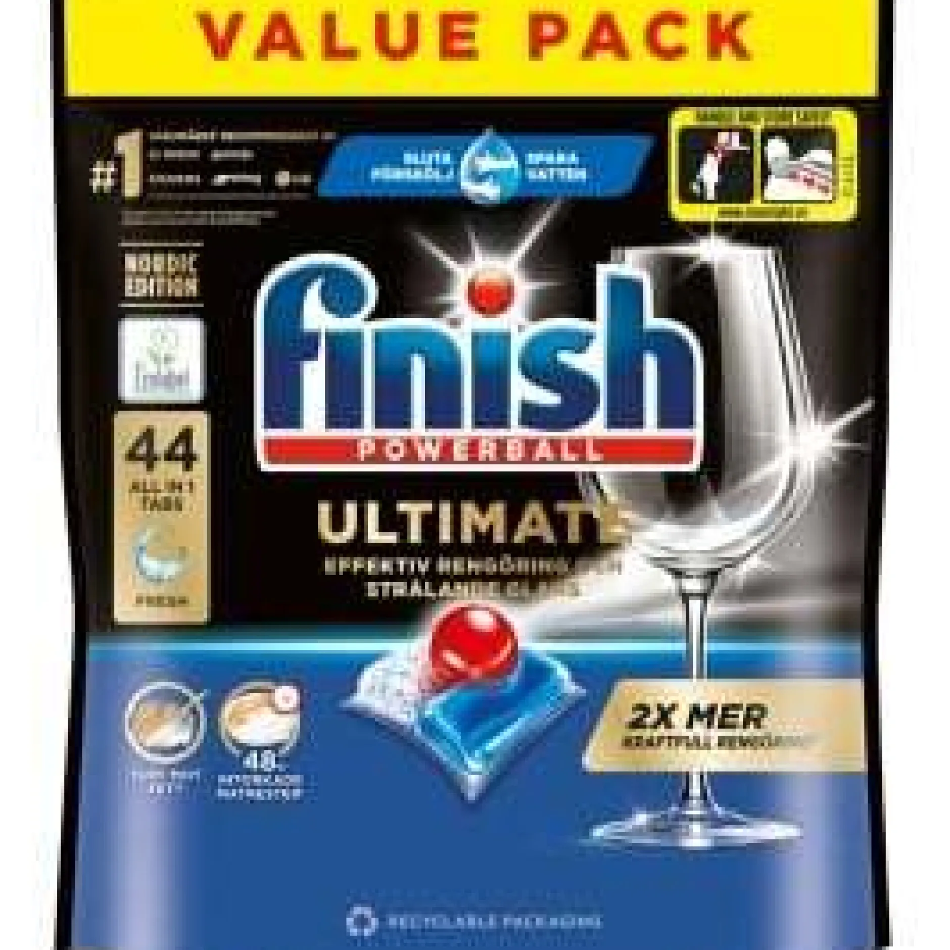 Finish Ultimate All in One Maskindisktabletter 44 st