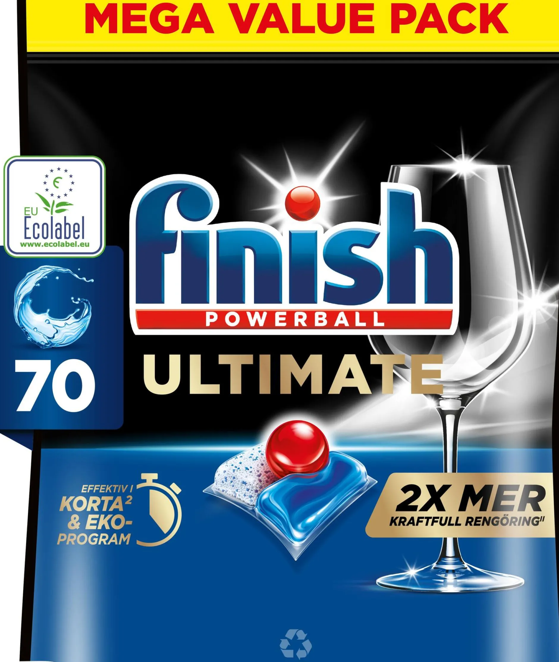 Finish Ultimate All in One Maskindisktabletter 70 st