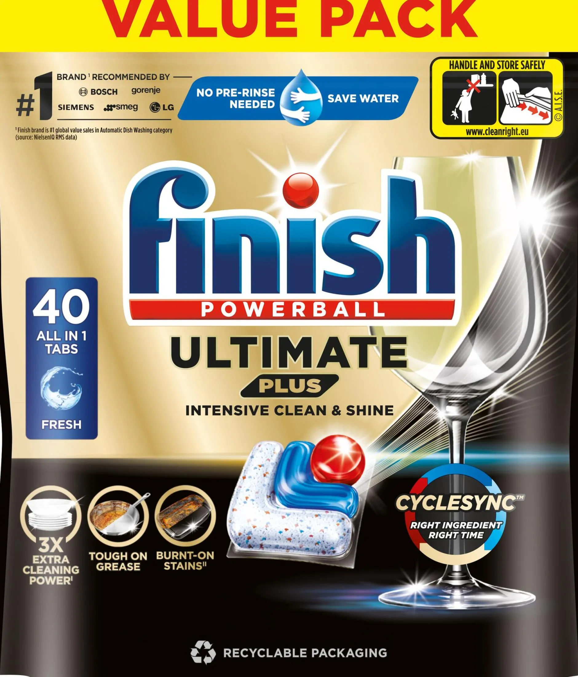 Finish Ultimate Plus 40 st