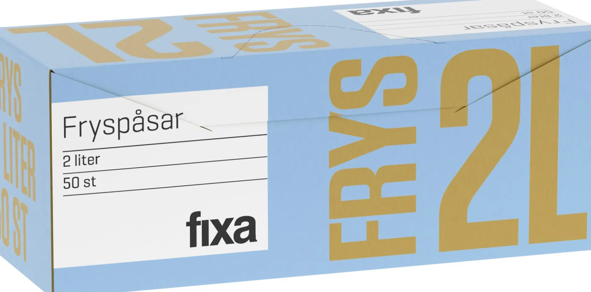 Fixa Fryspåsar 2 Liter 50 st