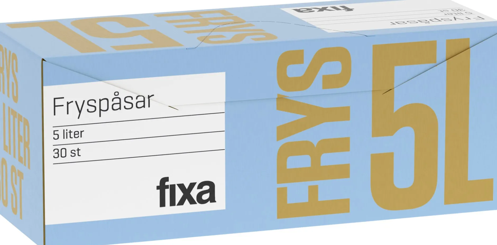 Fixa Fryspåsar 5 Liter 30 st