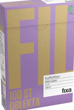 Fixa Kaffefilter Oblekta (1 x4) 100 st