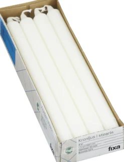 Fixa Kronljus 28cm Vit 8 st