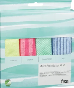 Fixa Microfiberdukar Olika färger 4 st