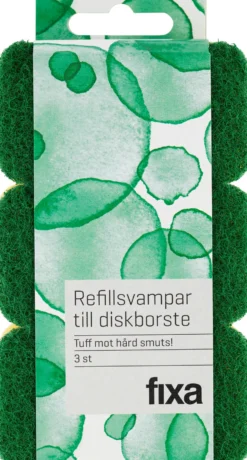 Fixa Refillsvampar Grov Till diskborste 3 st
