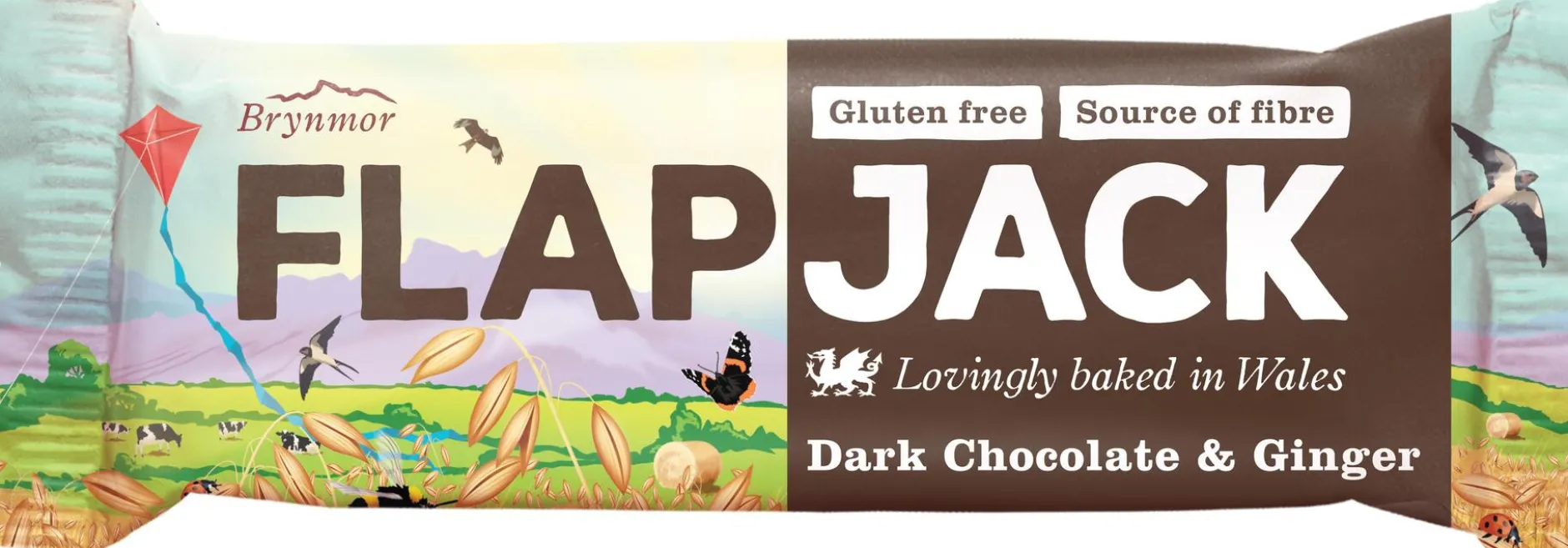 Flapjack Mörk Choklad & Ingefära 80 g