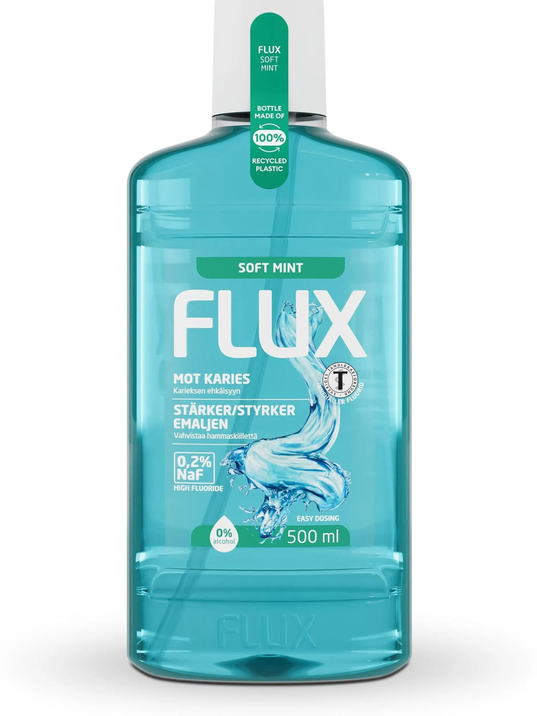 Flux Soft Mint Munskölj 500 ml