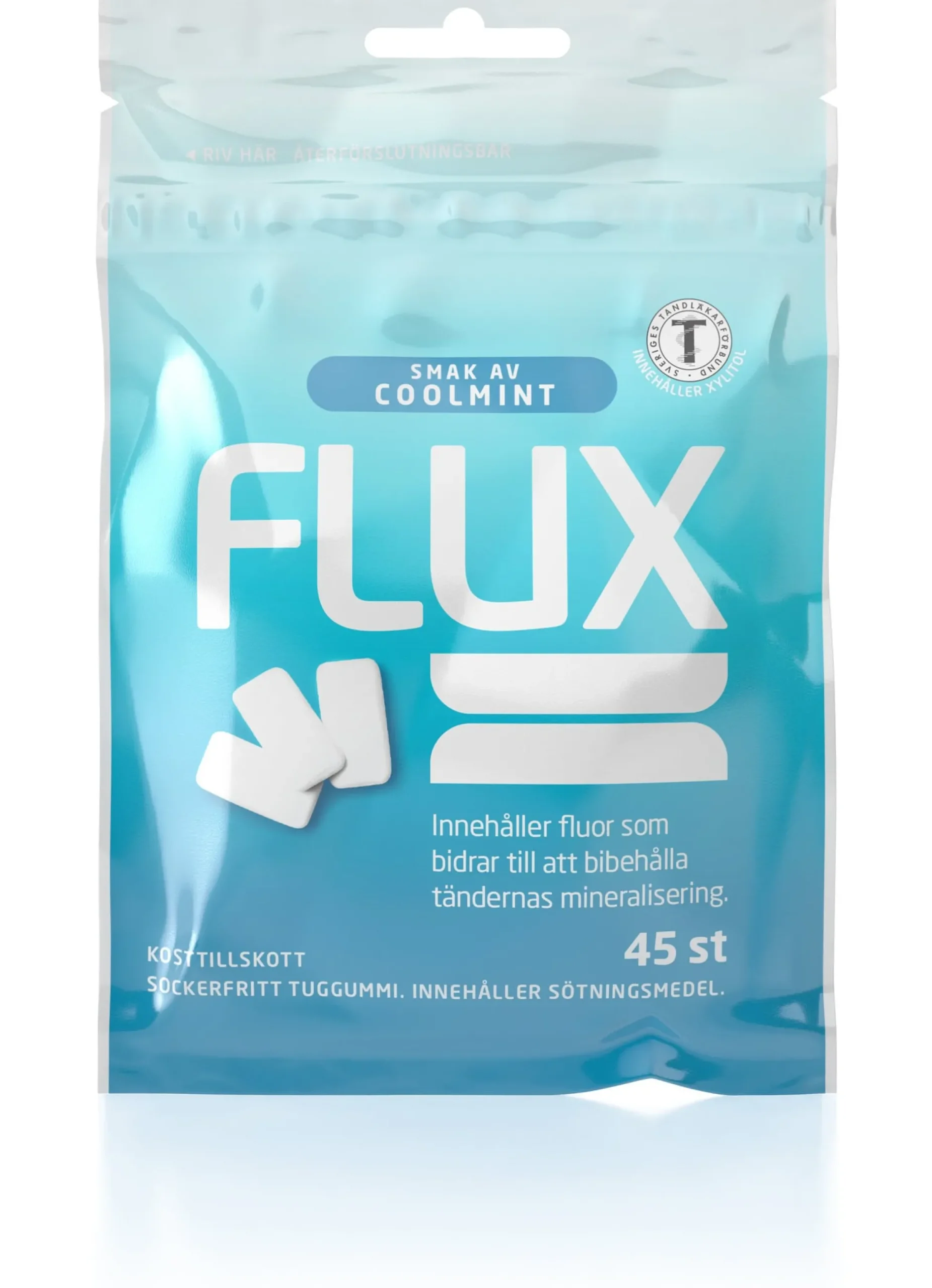 FLUX Tuggummi Coolmint 45 st